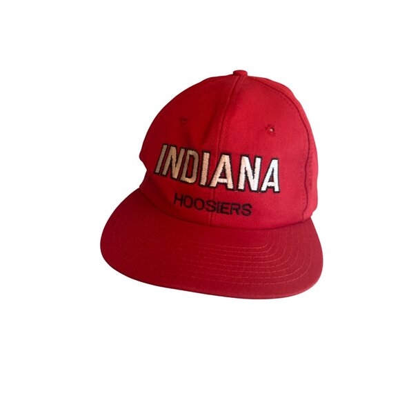 Indiana Hoosiers Red Snapback Hat By Twins Enterprise - Picture 1 of 7